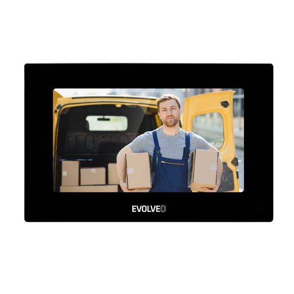 EVOLVEO DoorPhone AP1/ AP2 - rozširujúci monitor pre dvojdrôtové systémy videotelefónov, čierny