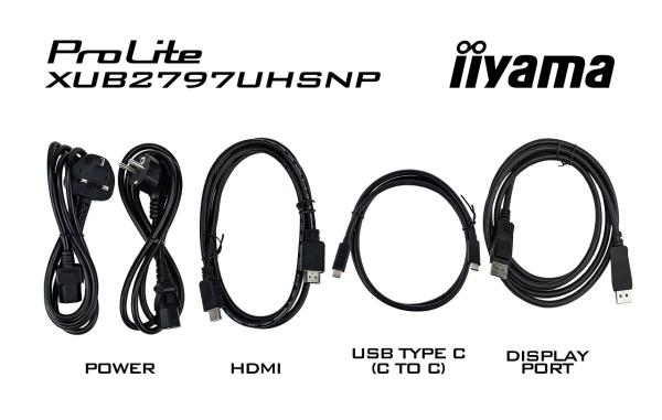 iiyama ProLite/ XUB2797UHSNP-B1/ 27"/ IPS/ 4K UHD/ 60Hz/ 4ms/ Čierna/ 5R 
