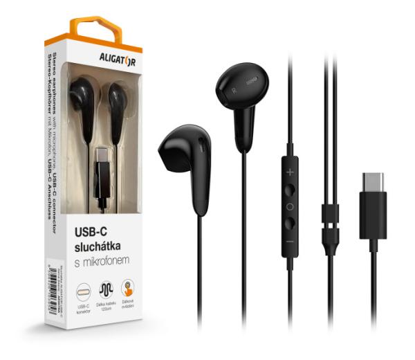 ALIGATOR AE007/ USB-C/ Čierna