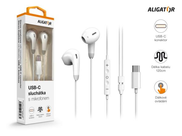ALIGATOR AE007/ USB-C/ Biela 