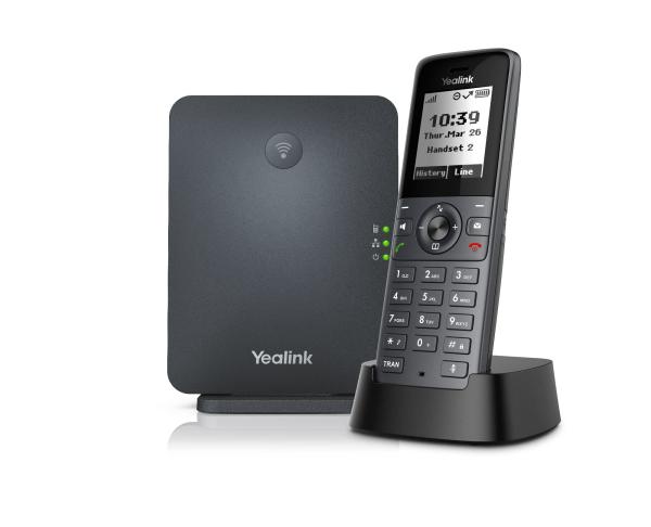 Yealink W71P DECT základová stanica a rúčka, 1, 8" čiernobiely disp., až 10 rúčok