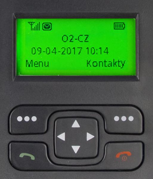 ALIGATOR T100 Stolní telefon na simkartu Black 