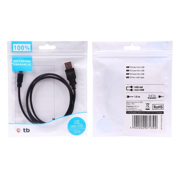 TB Touch USB - Mini USB 1m. black, M/ M 