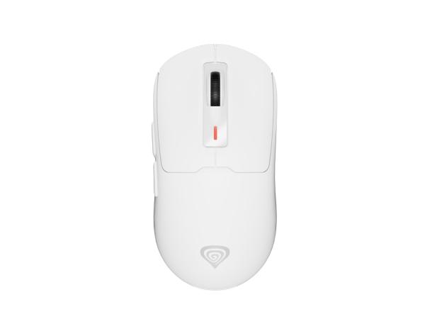 Genesis herná myš ZIRCON 660 PRO/ Herná/ Optická/ Pre pravákov/ 26 000 DPI/ Drôtová+bezdrôtová/ Biela 