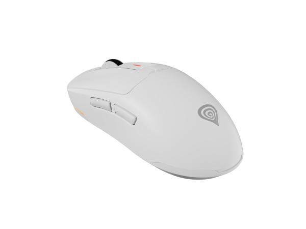 Genesis herná myš ZIRCON 660 PRO/ Herná/ Optická/ Pre pravákov/ 26 000 DPI/ Drôtová+bezdrôtová/ Biela 