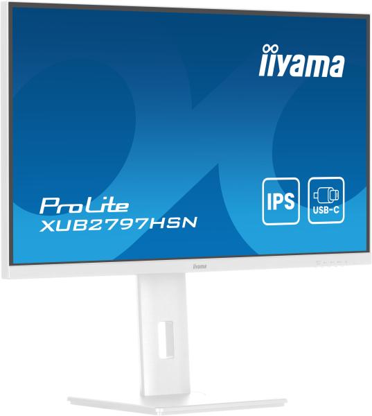 iiyama ProLite/ XUB2797HSN-W2/ 27"/ IPS/ FHD/ 100Hz/ 1ms/ White/ 3R 
