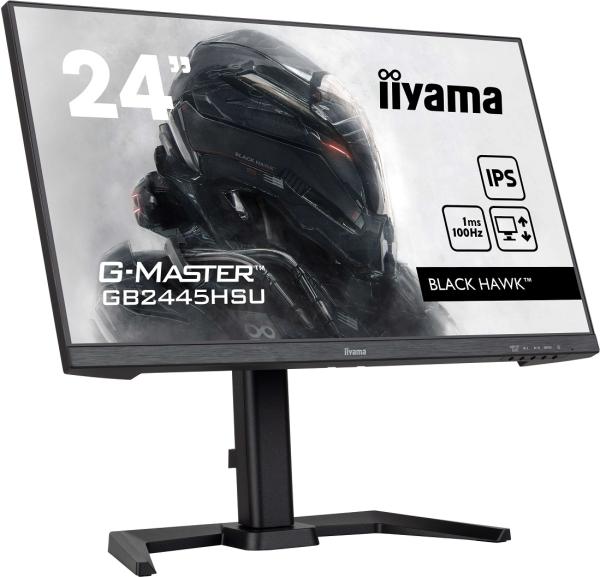 iiyama G-Master/ GB2445HSU-B2/ 23, 8"/ IPS/ FHD/ 100Hz/ 1ms/ Black/ 3R 