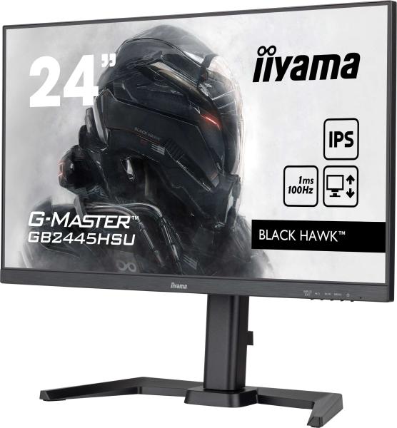 iiyama G-Master/ GB2445HSU-B2/ 23, 8"/ IPS/ FHD/ 100Hz/ 1ms/ Black/ 3R 