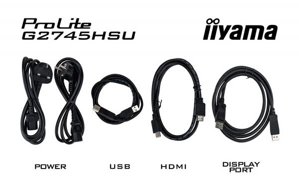 iiyama G-Master/ G2745HSU-B2/ 27"/ IPS/ FHD/ 100Hz/ 1ms/ Black/ 3R 