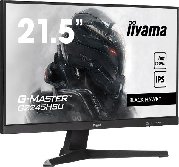 iiyama G-Master/ G2245HSU-B2/ 21, 5"/ IPS/ FHD/ 100Hz/ 1ms/ Black/ 3R 