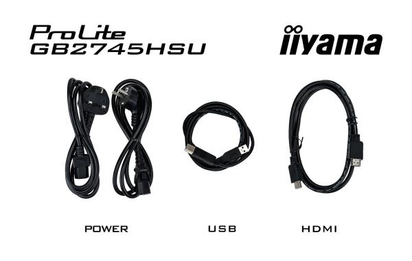 iiyama G-Master/ GB2745HSU-B2/ 27"/ IPS/ FHD/ 100Hz/ 1ms/ Black/ 3R 