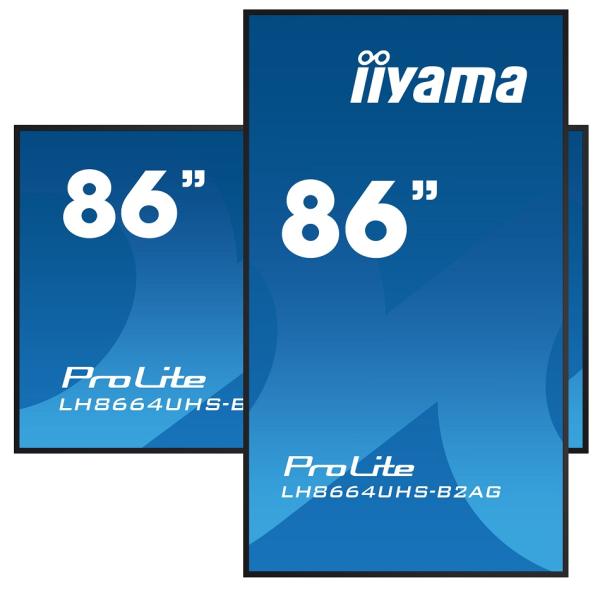 86" iiyama LH8664UHS-B2AG: IPS, 4K, 24/ 7, Android 