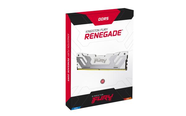 Kingston FURY Renegade/ CUDIMM DDR5/ 24GB/ 8400MHz/ CL40/ 1x24GB/ White 