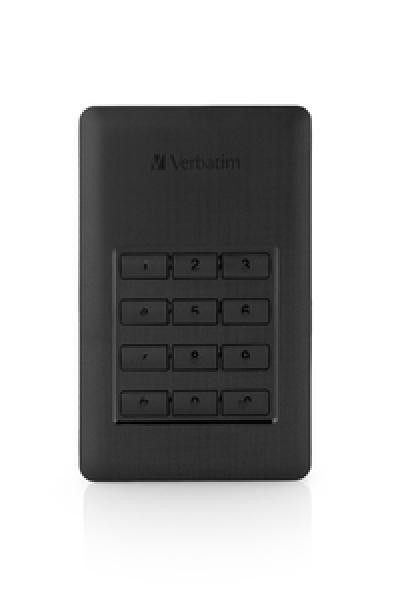 Verbatim Store &quot;n&quot; Go šifrovaný externý HDD s numerickou klávesnicou 1TB (GDPR) 