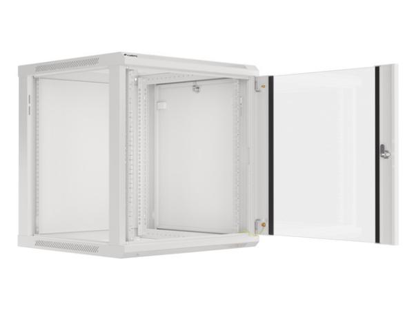 Nástenný rack 19&quot; 12U 600X600mm sivý flat pack 