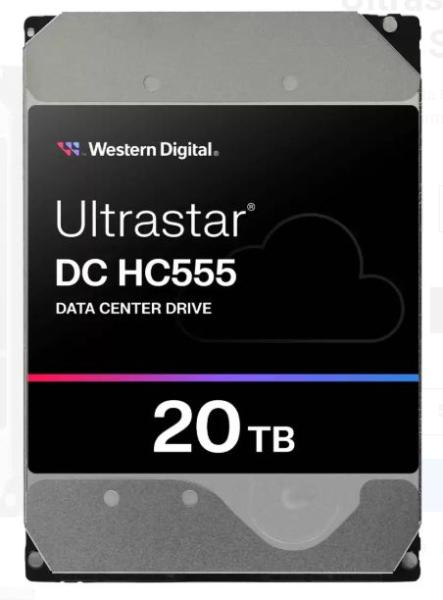 WD Ultrastar DC HC555/ 20TB/ HDD/ 3.5"/ SATA/ M.2 SATA/ 7200 RPM/ Strieborná/ 5R 
