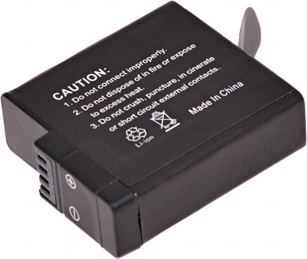 Batéria T6 Power pre GoPro Hero5, Hero6 Black, AHDBT-501, AABAT-001, 601-10197-000, 1250mAh, 4, 8Wh 