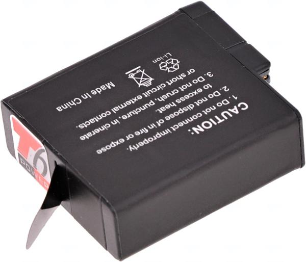Batéria T6 Power pre GoPro Hero5, Hero6 Black, AHDBT-501, AABAT-001, 601-10197-000, 1250mAh, 4, 8Wh 