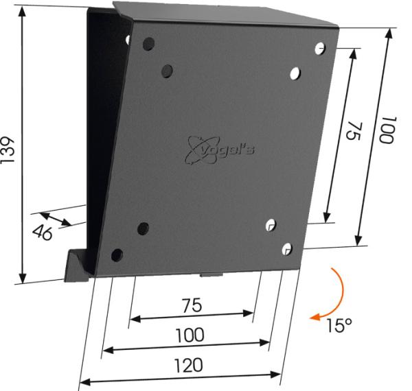MA1010 LCD držiak na stenu Vogel´s, 17-26", náklon 