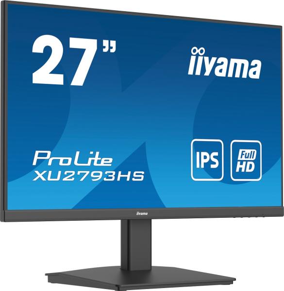 iiyama ProLite/ XU2793HS-B7/ 27"/ IPS/ FHD/ 100Hz/ 1ms/ Black/ 3R 
