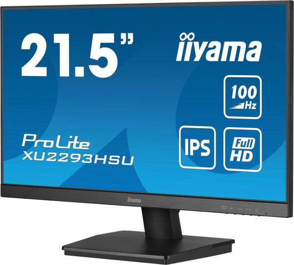 22" iiyama XU2293HSU-B7:IPS, FHD, 100Hz, HDMI, DP 
