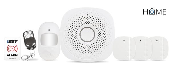iGET HOME X1 Advanced- Inteligentný Wi-Fi alarm, v aplikácii aj ovládanie IP kamier a zásuviek, Andr, iOS 