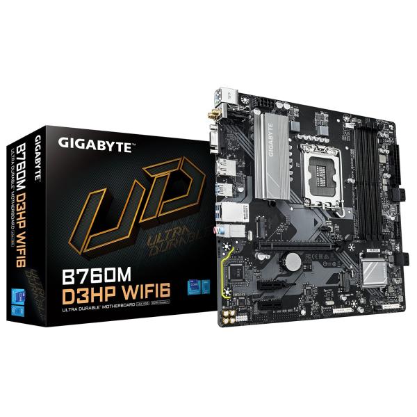 GIGABYTE B760M D3HP WIFI6/ LGA 1700/ mATX 