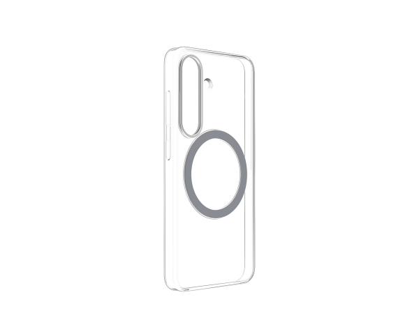 Samsung Priehľadný kryt s magnetickým úchytom pre Galaxy S25 Transparent 
