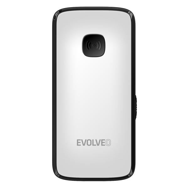 EVOLVEO EasyPhone ID, mobilný telefón pre seniorov, biela 