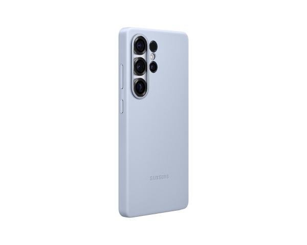 Samsung Ochranný kryt z vegánskej kože pre Galaxy S25 Ultra Light Blue 