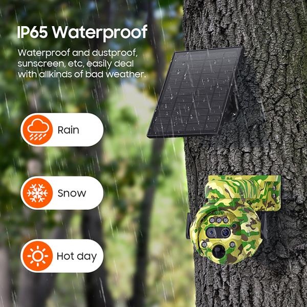 Viking solární outdoorová HD kamera HDs04 4G,  šedá 