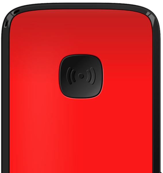 EVOLVEO EasyPhone ID, mobilný telefón pre seniorov, červená 