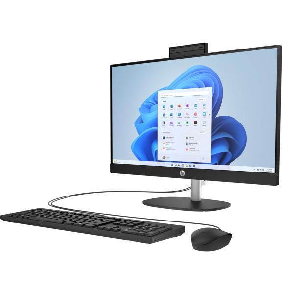 HP 24-cr0013nc AiO, INTEL i5-1334U, 23.8 1920x1080/IPS, UMA, 16GB, SSD 1TB, W11H, 2-2-0, Black, WiFi+BT 