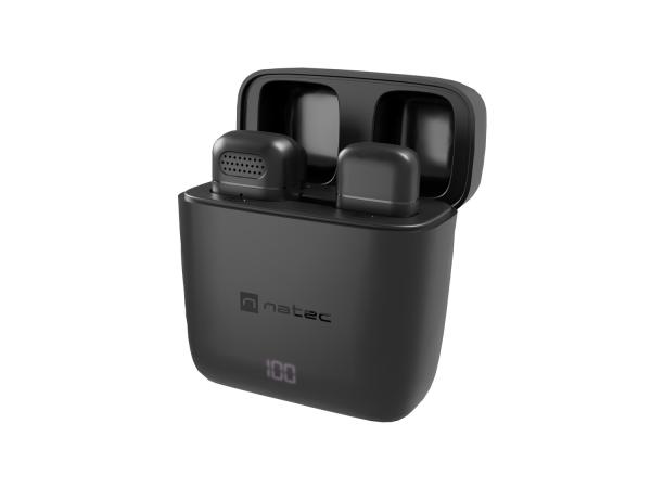 Mobilný bezdrôtový mikrofón Natec HOPPER LAVALIER USB-C 