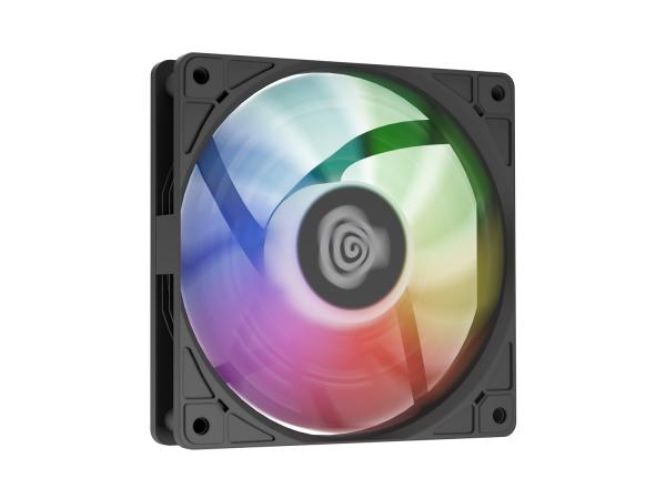Ventiátor Genesis OXAL 120 ARGB, 3-Pack, čierny 