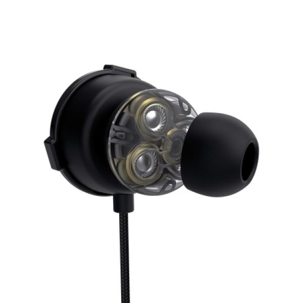 Trust GXT 406 Pine Multiplatform gaming earphones/ Jack/ Čierna 