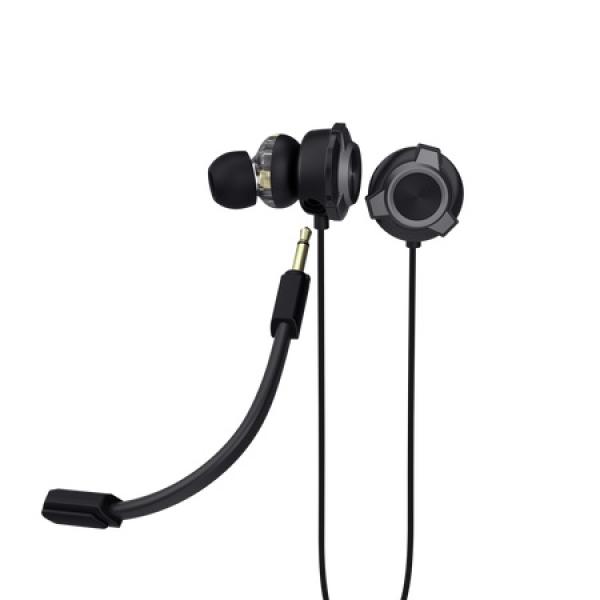 Trust GXT 406 Pine Multiplatform gaming earphones/ Jack/ Čierna 