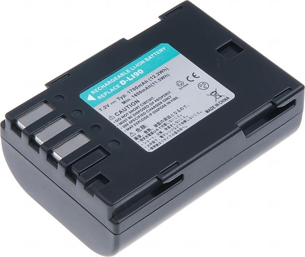 Batéria T6 Power pre Pentax D-Li90, 1620mAh, 11, 7Wh