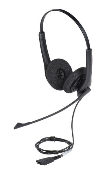 Jabra BIZ 1500/ Stereo/ QD/ Drôt/ Čierna