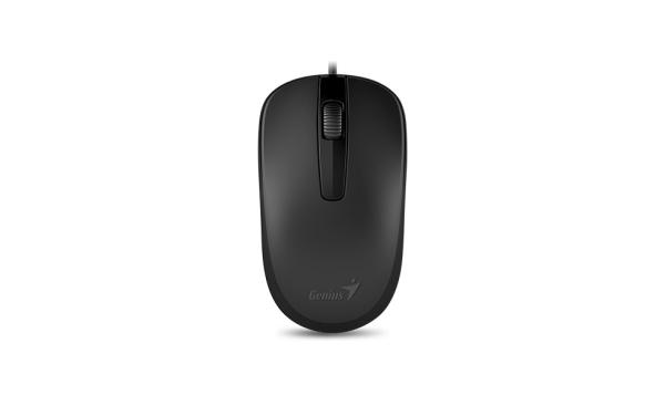 GENIUS DX-120/ Kancelárska/ Optická/ 1 200 DPI/ Drôtová USB/ Čierna 