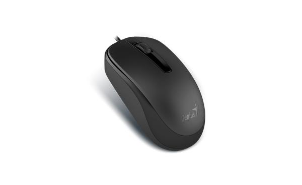 GENIUS DX-120/ Kancelárska/ Optická/ 1 200 DPI/ Drôtová USB/ Čierna