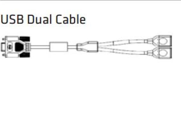 Honeywell Dual USB typu A breakout Y-cable