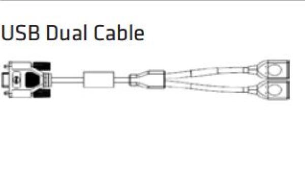 Honeywell Dual USB type A breakout Y-cable