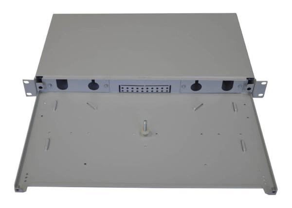 19" Optická vaňa 24xSC simplex vrátane kazety šedá 