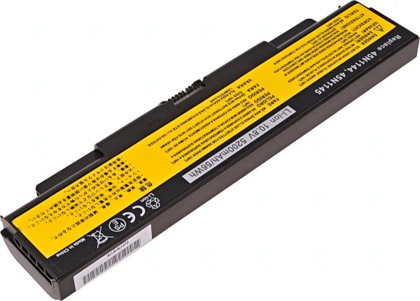 Batéria T6 Power Lenovo ThinkPad T440p, T540p, W540, L440, L540 séria, 5200mAh, 56Wh, 6cell 