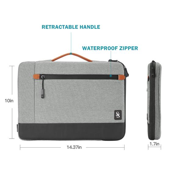 Seine Scene Taška na notebook Seine Scene Dijon sleeve 16" - šedá 