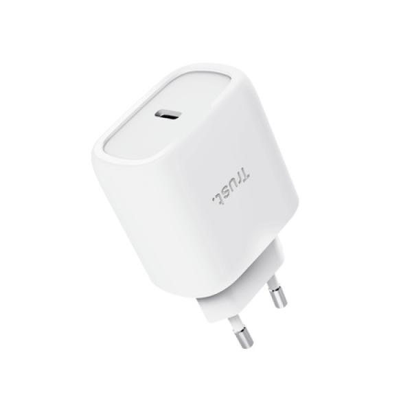 TRUSt MAXO 45W USB-C GAN CHARGER WHITE 