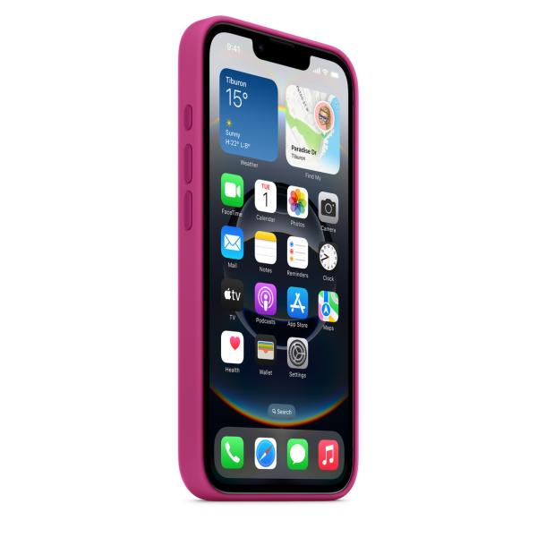 Apple iPhone 16e Silicone Case – Fuchsia 
