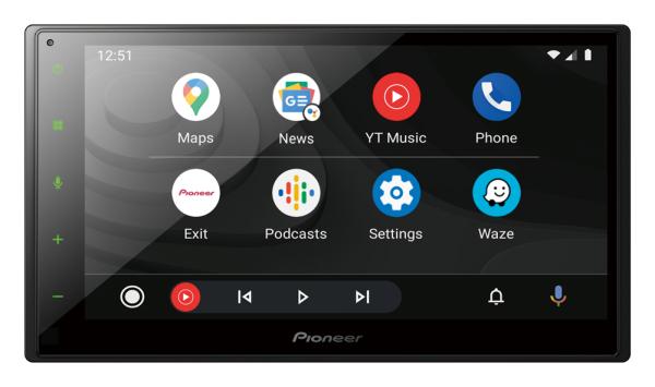 Pioneer SPH-DA160DAB autorádio 2DIN, 6, 8" LCD, DAB+, CarPlay, Android Auto, Bluetooth 