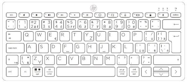 HP 355/ Bezdrôtová Bluetooth/ Čierna 